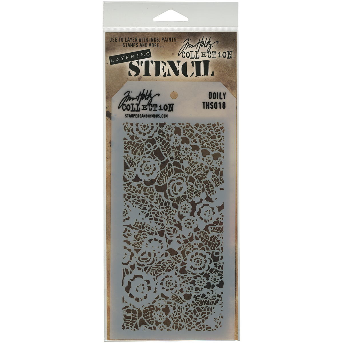 Bild von Tim Holtz Layered Stencil 4.125"X8.5"-Doily