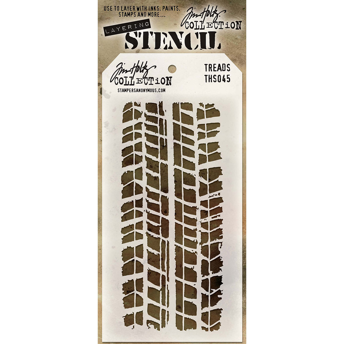 Bild von Tim Holtz Layered Stencil 4.125"X8.5"-Treads