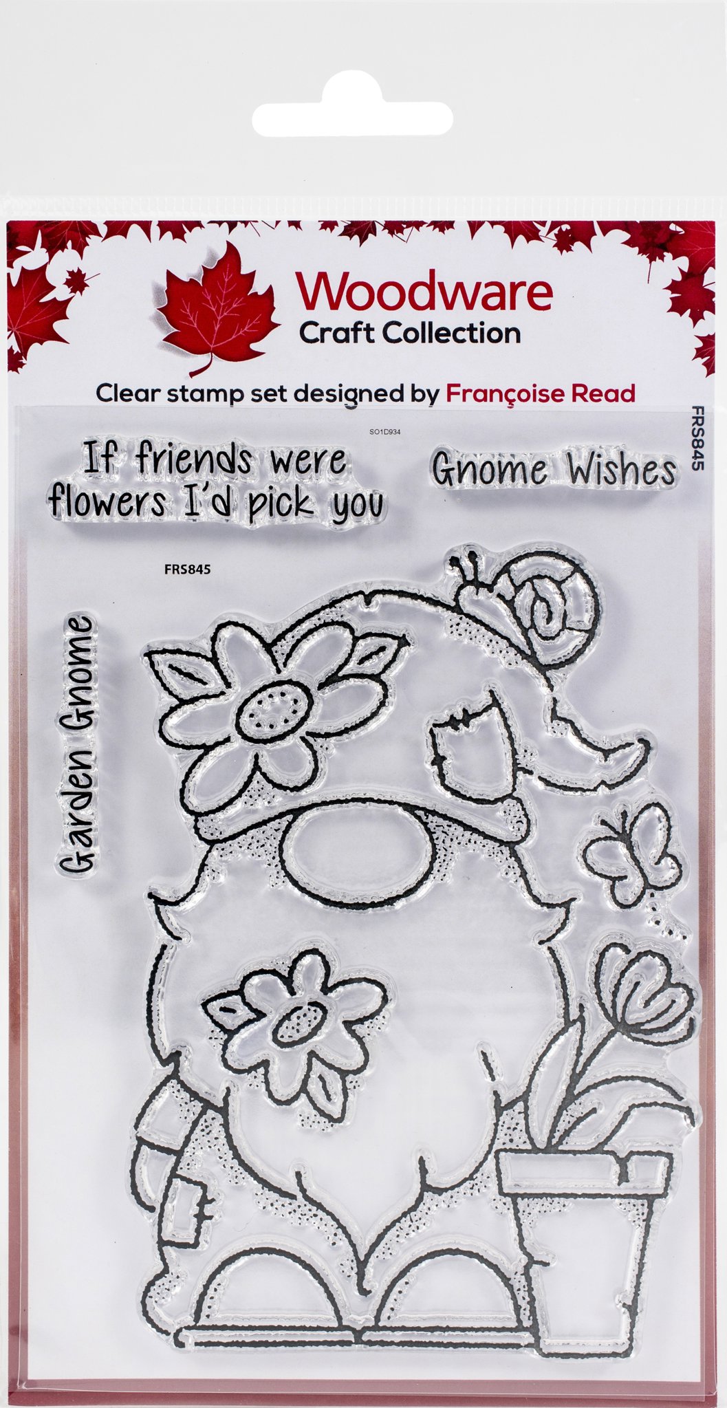 Bild von Woodware Clear Stamps 4"X6"-Garden Gnome