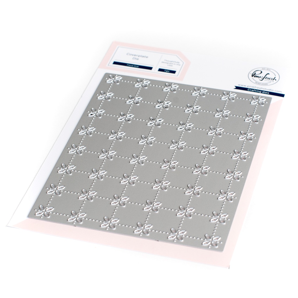 Bild von Pinkfresh Studio Die-Floral Grid Cover Plate