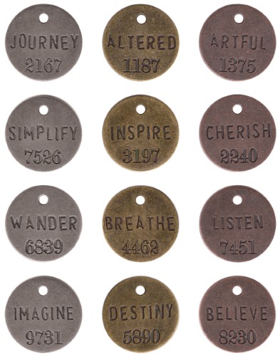 Bild von Idea-Ology Metal Philosophy Tags 12/Pkg- 