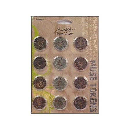 Bild von Tim Holtz Idea-Ology Muse Tokens 12/Pkg- 