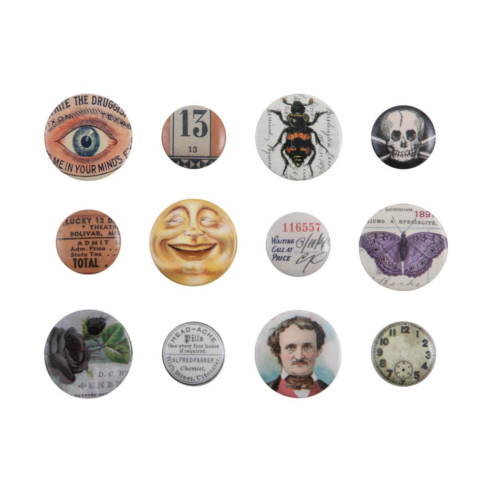 Bild von Tim Holtz Idea-Ology Mini Flair Buttons - Halloween