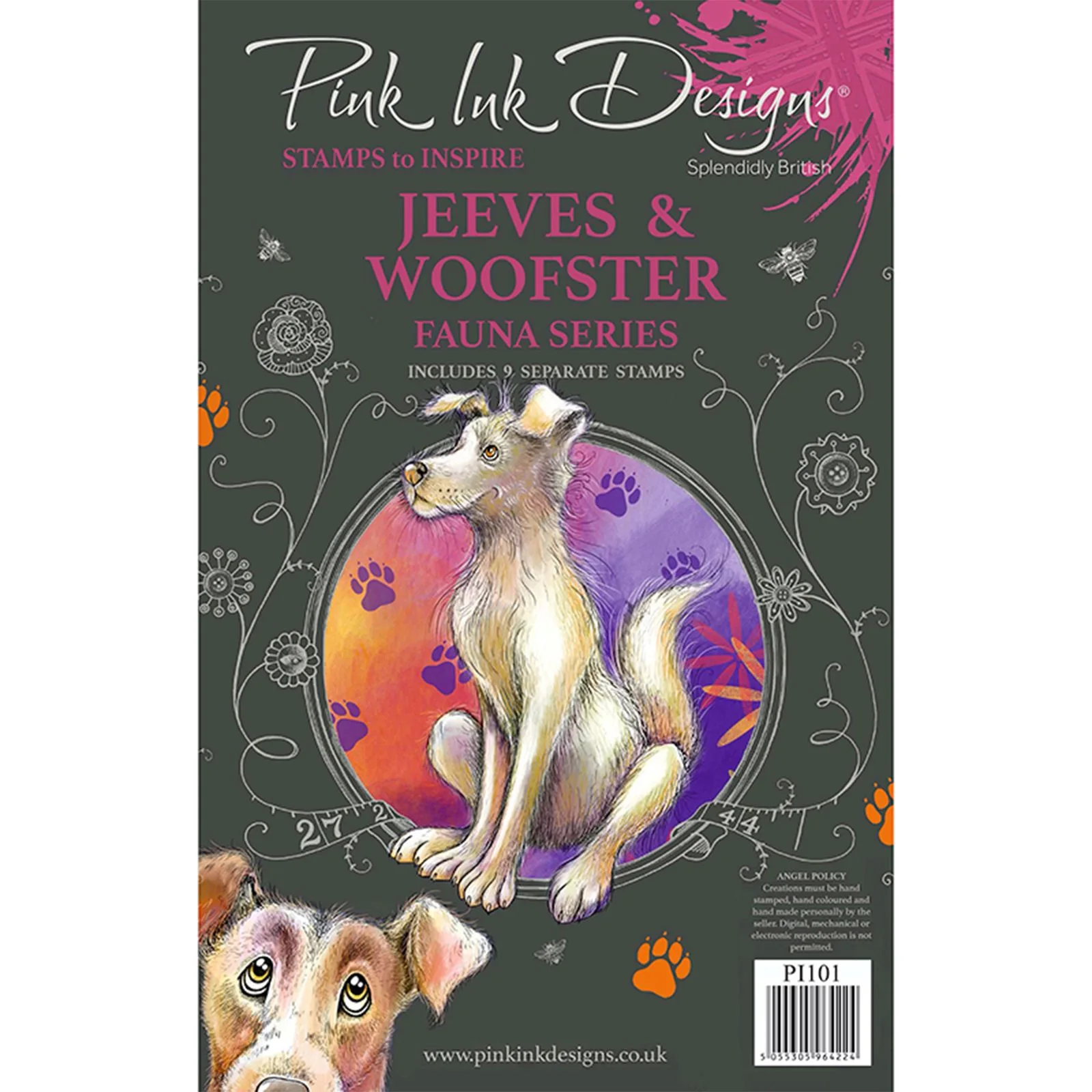 Bild von Pink Ink Designs • Jeeves & Woofster Stempelset