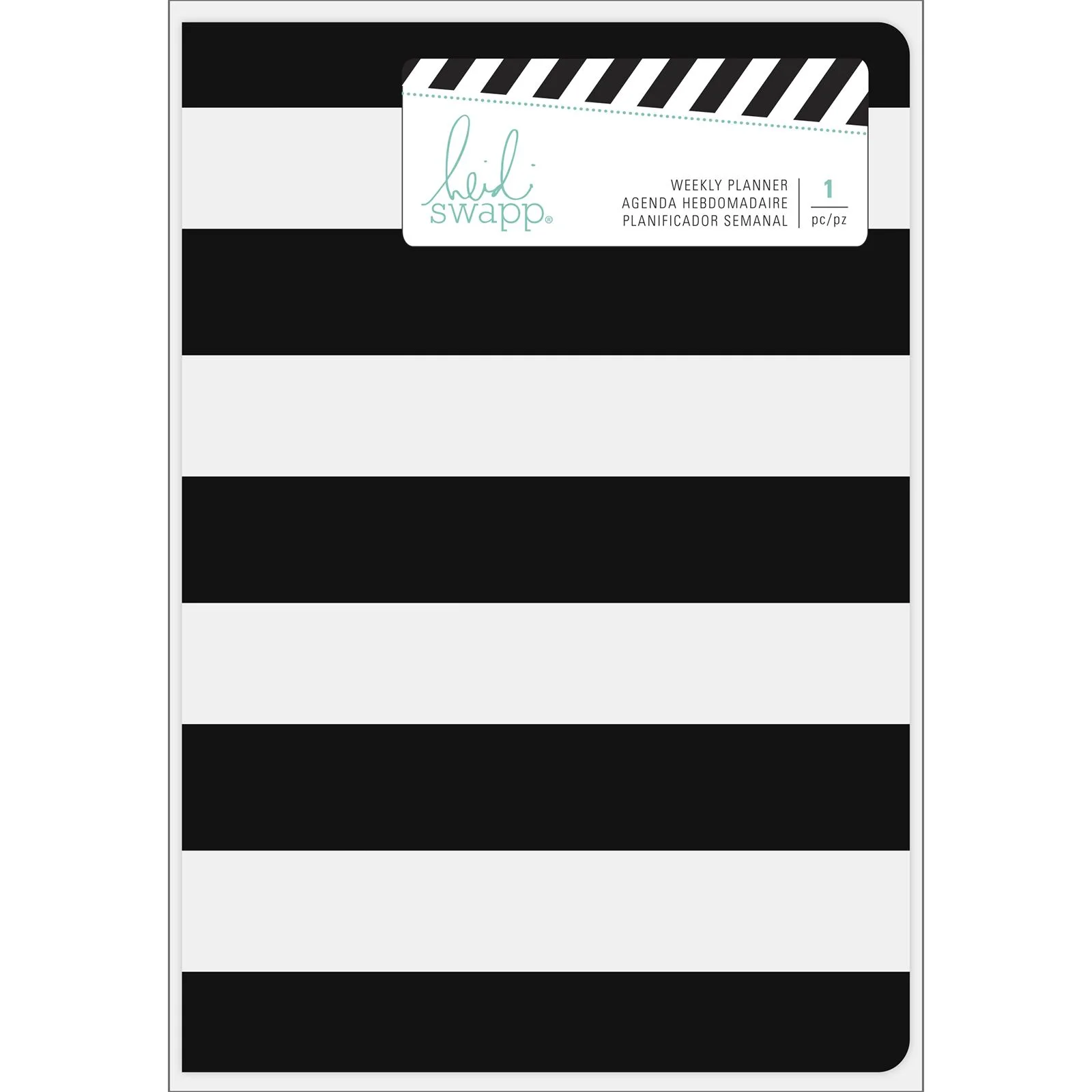 Bild von Heidi Swapp Personal Planner Black & White stripe