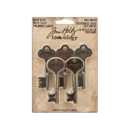 Bild von Idea-Ology Metal Word Keys 5/Pkg-