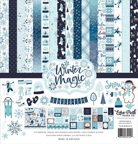 Bild von Echo Park WINTER MAGIC Collection Kit 12"X12"