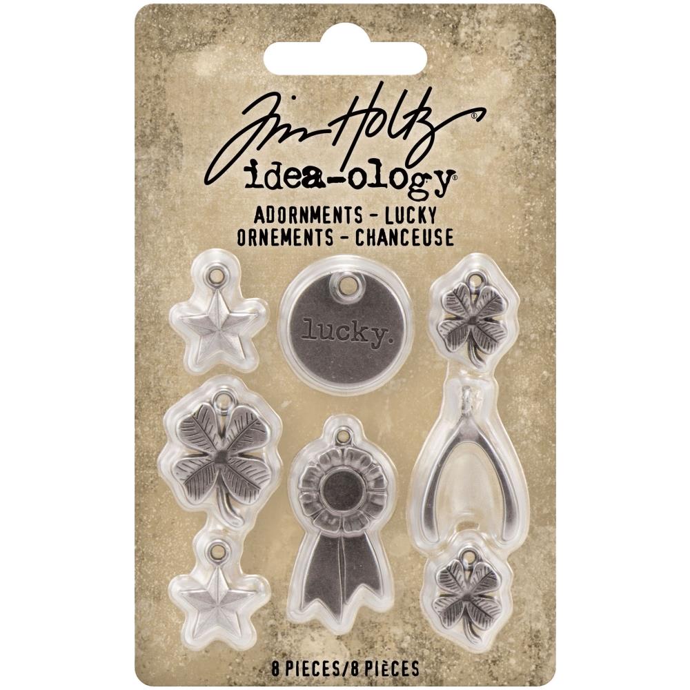 Bild von Tim Holtz Idea-ology Findings Lucky Adornments Charms  8/pkg