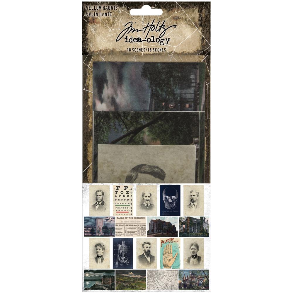 Bild von Tim Holtz Idea-Ology Vellum Haunts 18/Pkg-