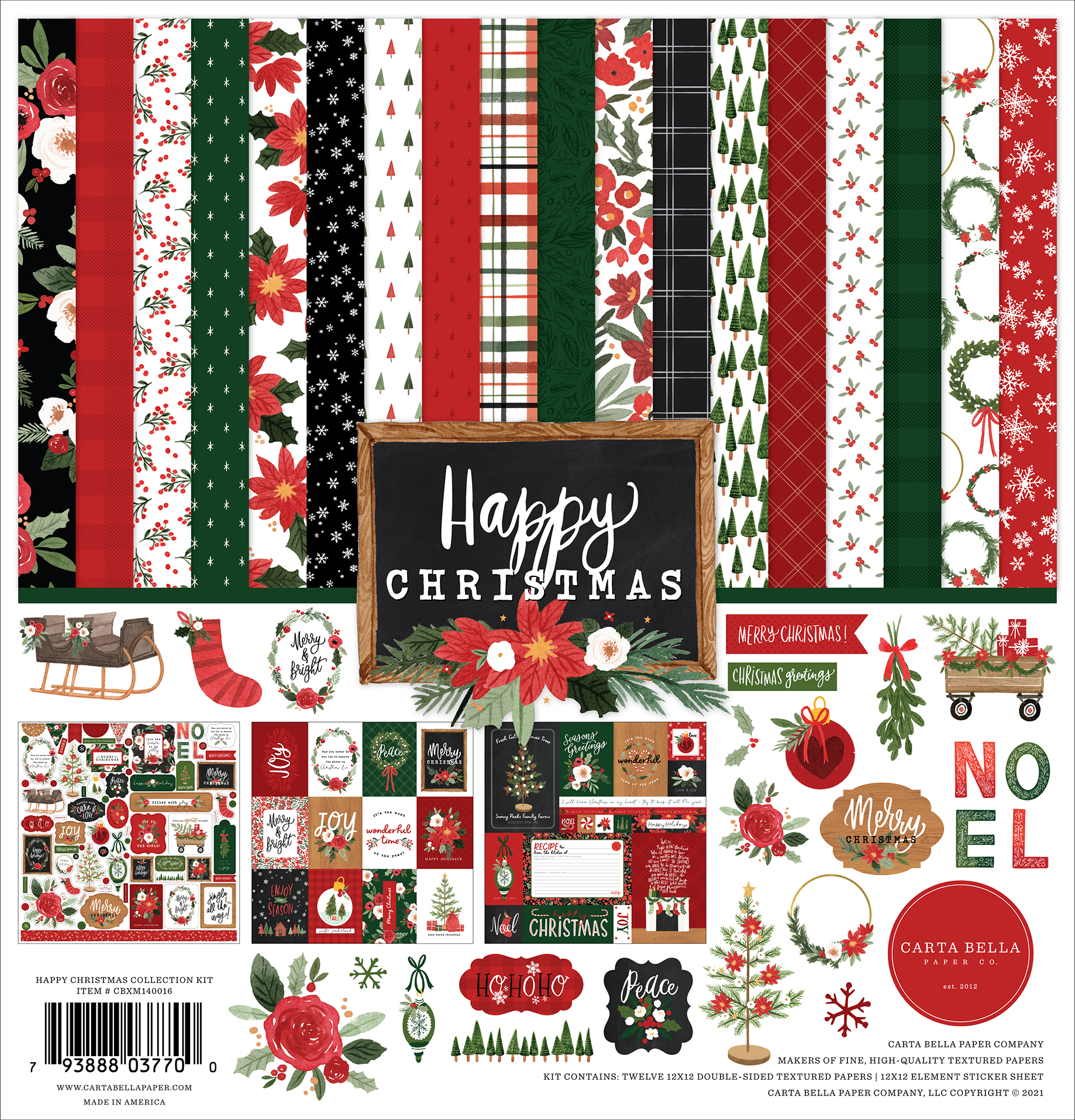 Bild von Carta Bella - Happy Christmas Collection Kit