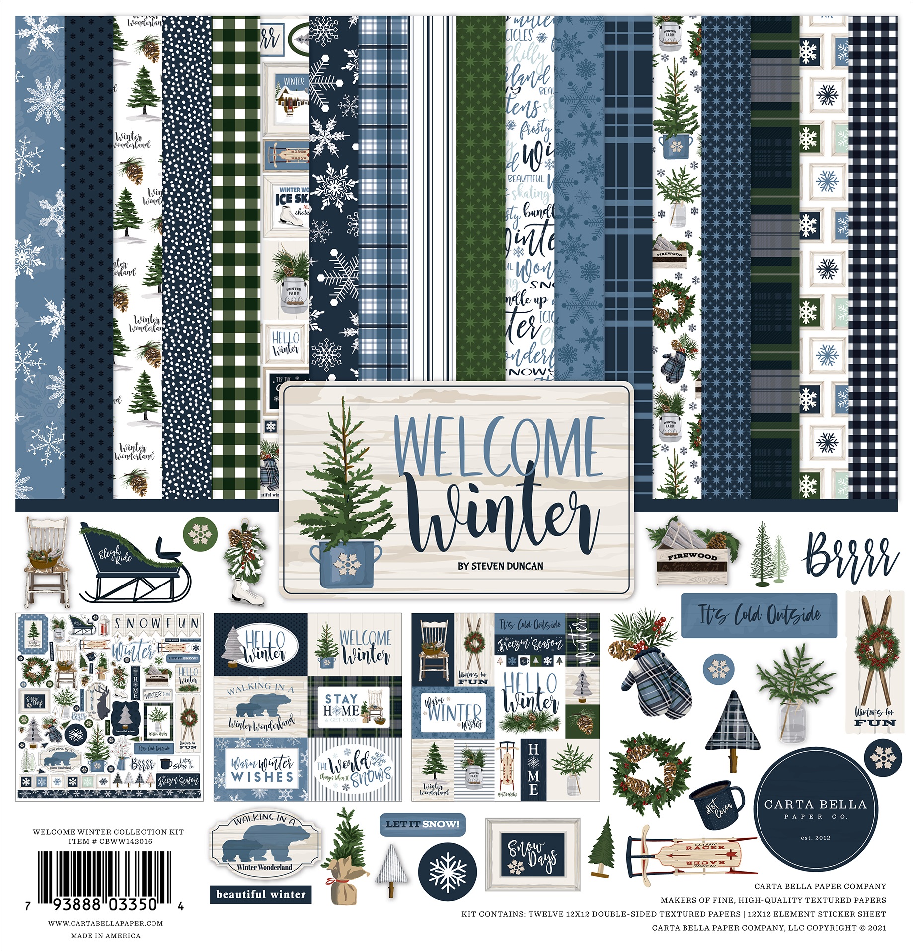 Bild von Carta Bella - Welcome Winter Collection Kit