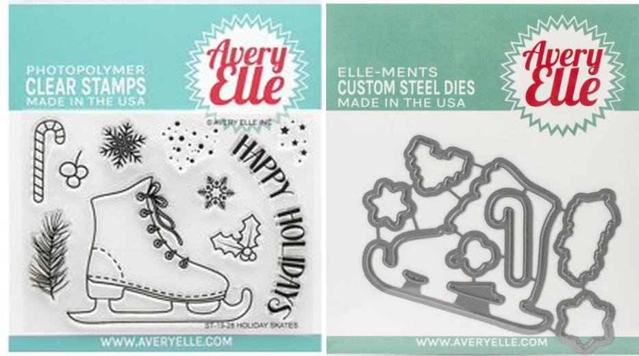 Bild von Avery Elle Die & Stamp Holiday Skates Bundle