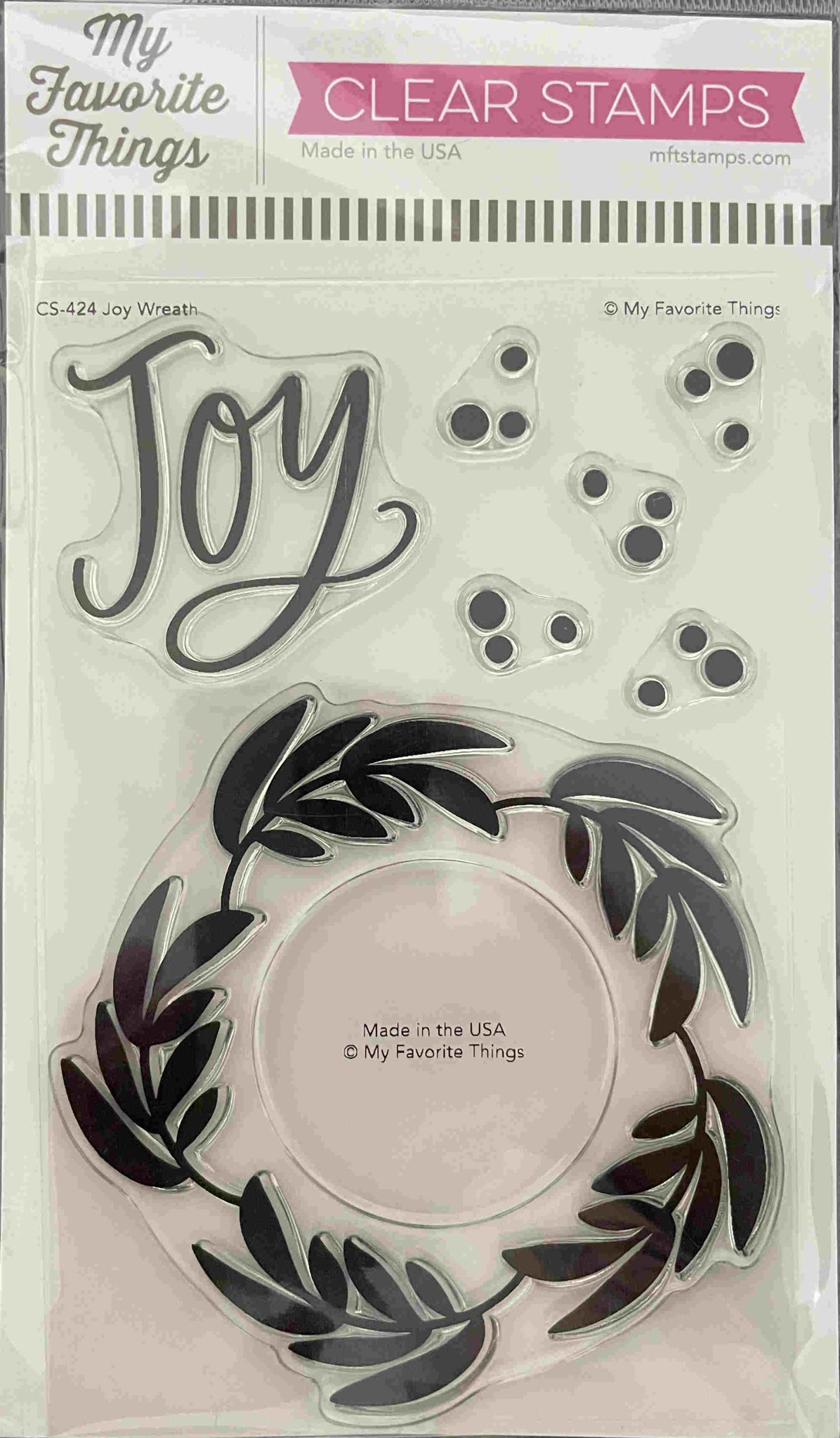 Bild von Joy Wreath - Clear Stamps by My Favorite Things