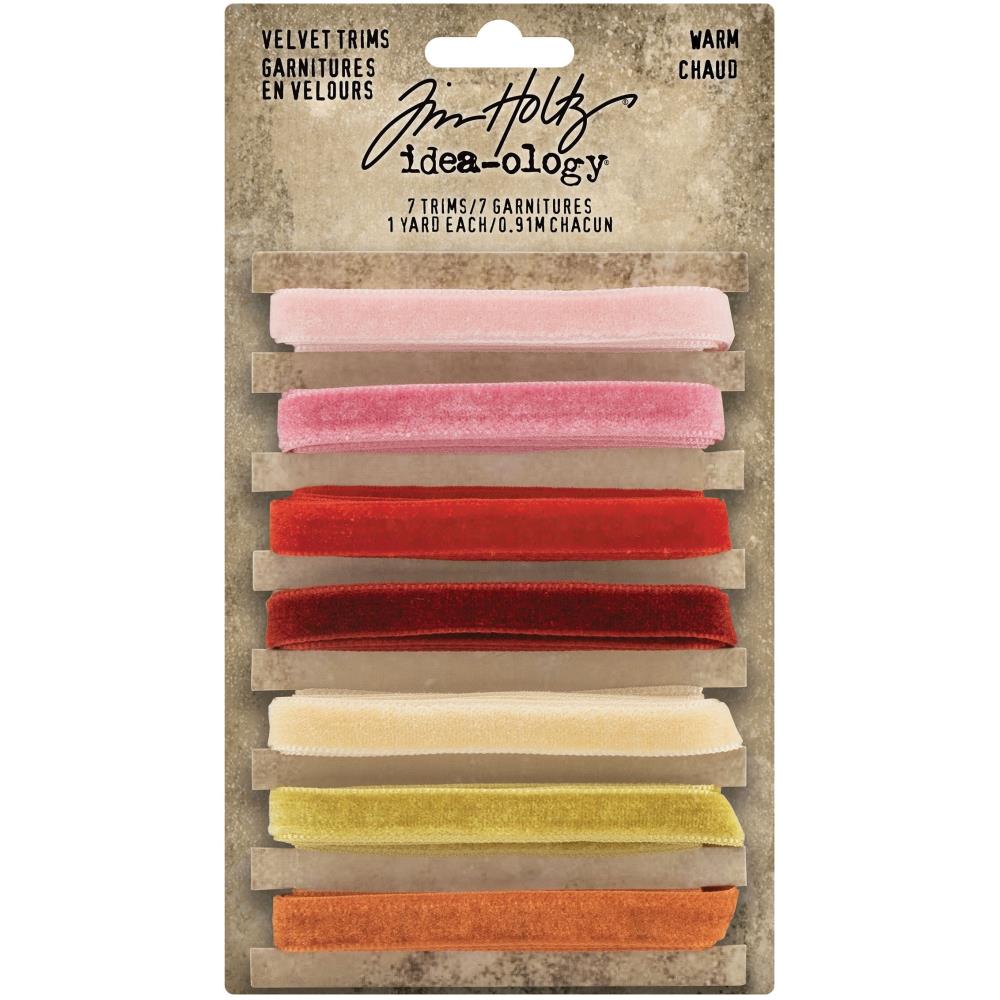 Bild von Tim Holtz Idea-Ology Velvet Trims - WARM