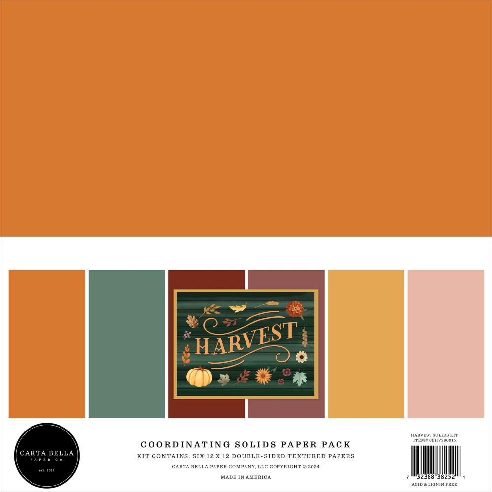 Bild von Carta Bella - Harvest Solids Coordinating Kit