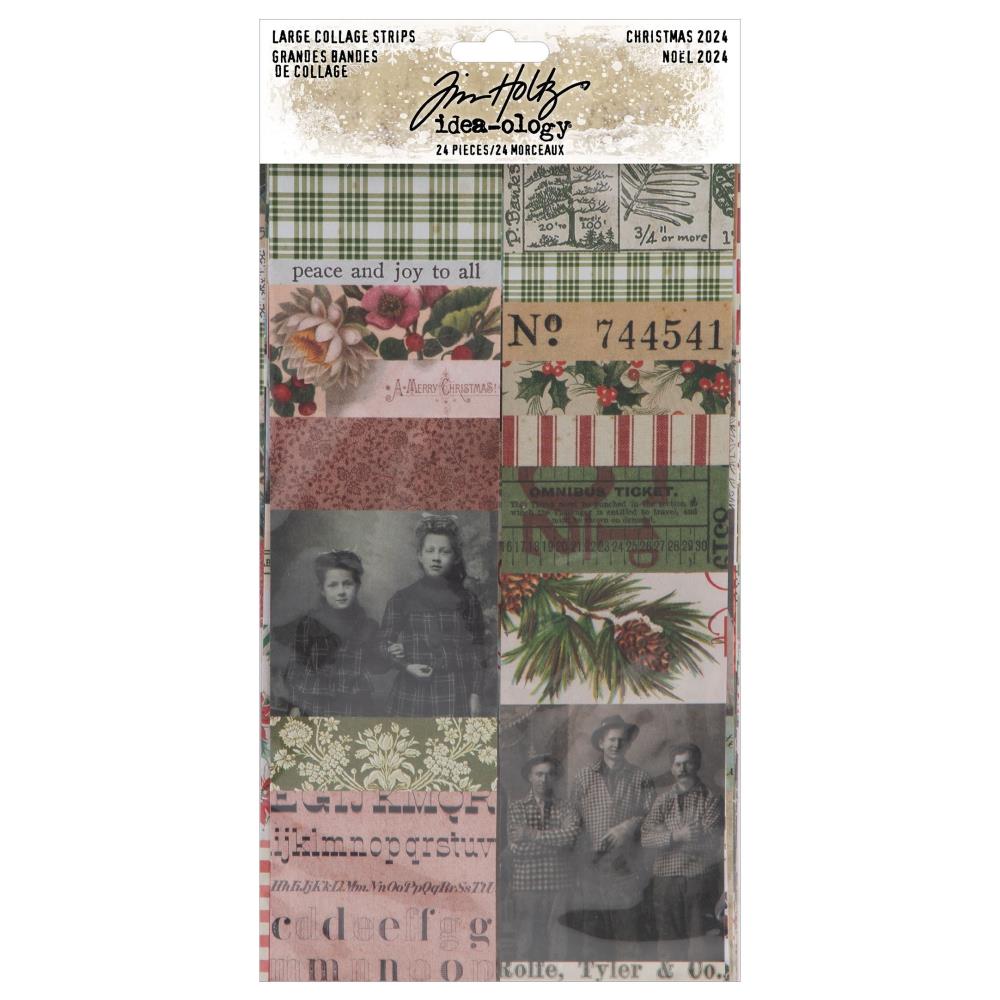 Bild von Tim Holtz Idea-ology Large Collage Strips Christmas 2024