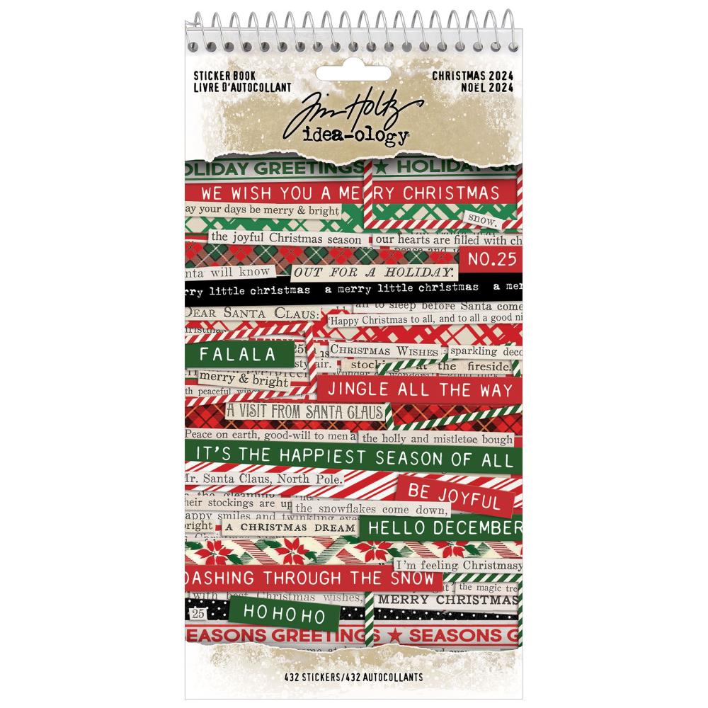 Bild von Tim Holtz Idea-ology Christmas Sticker Book 2024