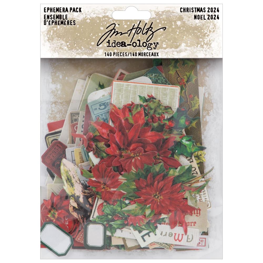 Bild von Tim Holtz Idea-ology Christmas 2024 Ephemera Pack