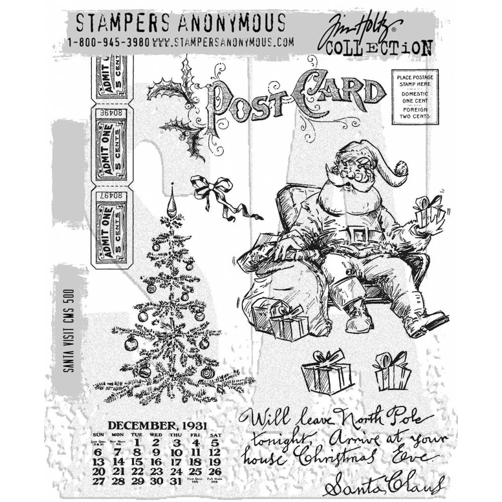 Bild von Tim Holtz -Santa Visit