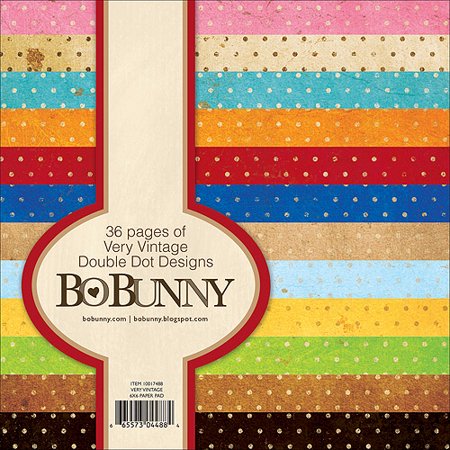 Bild von BoBunny Double Dot Paper Pad - Very Vintage