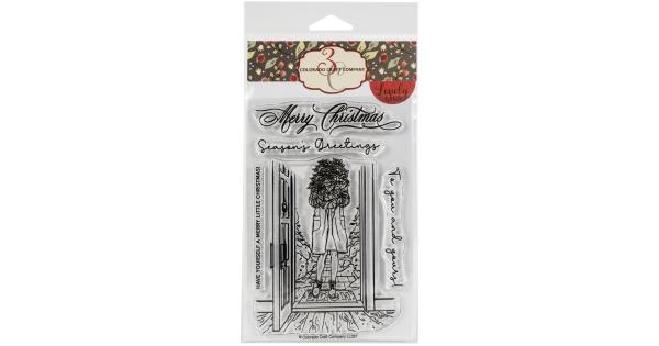 Bild von Colorado Craft Company - Seasons Girl Winter Poinsettias