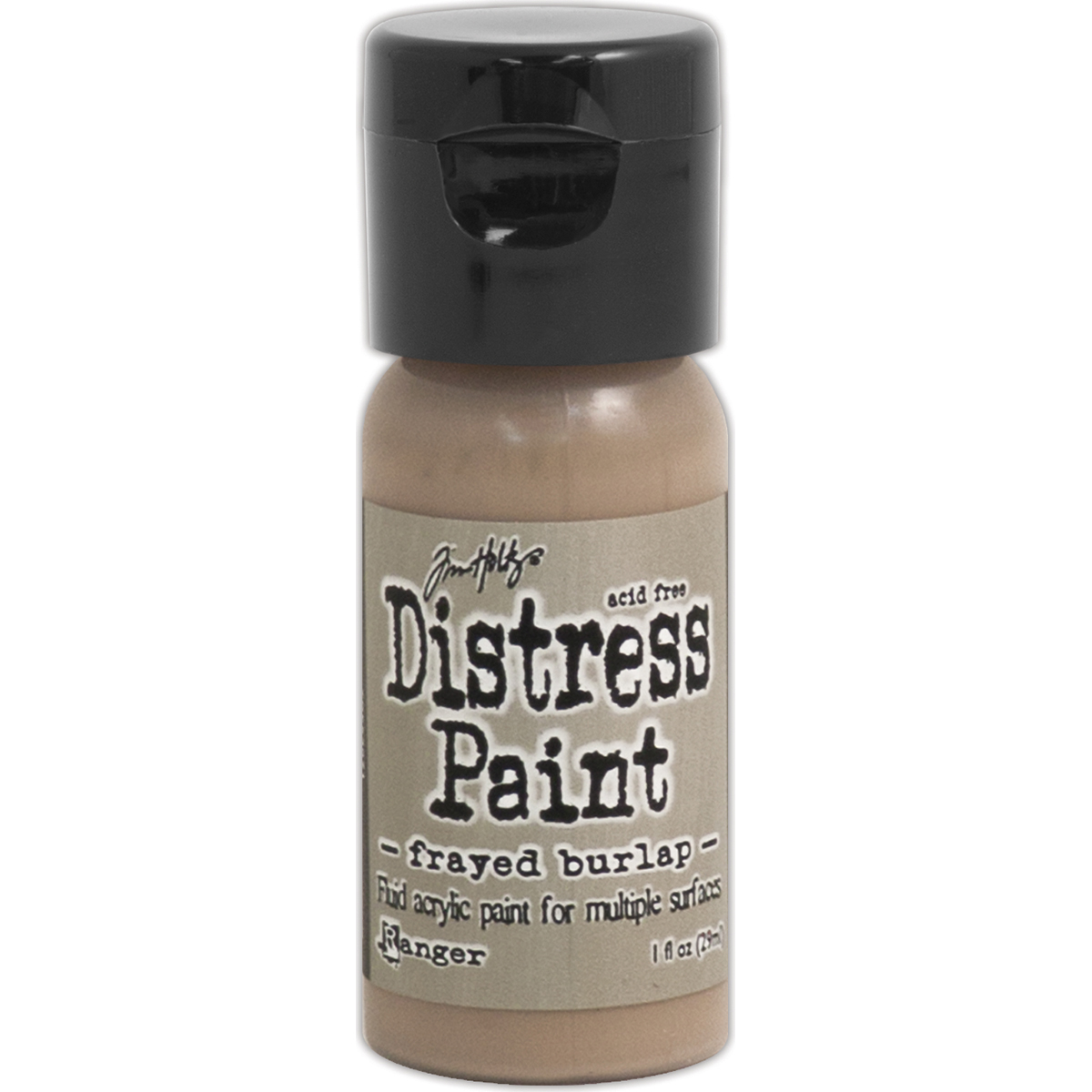 Bild von Tim Holtz Distress Paint Flip Top 1oz-Frayed Burlap