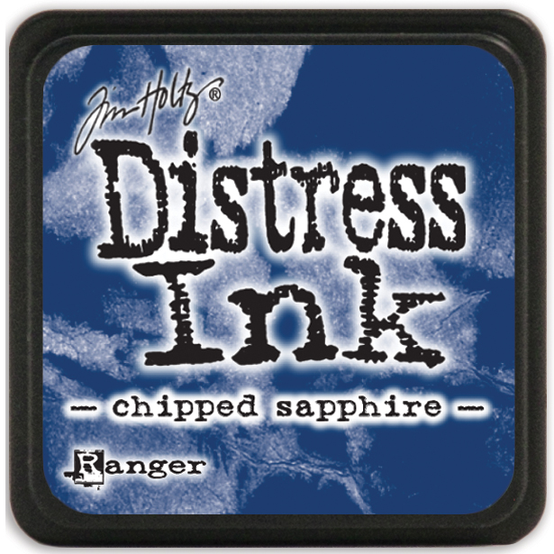 Bild von Tim Holtz Distress Mini Ink Pad-Chipped Sapphire