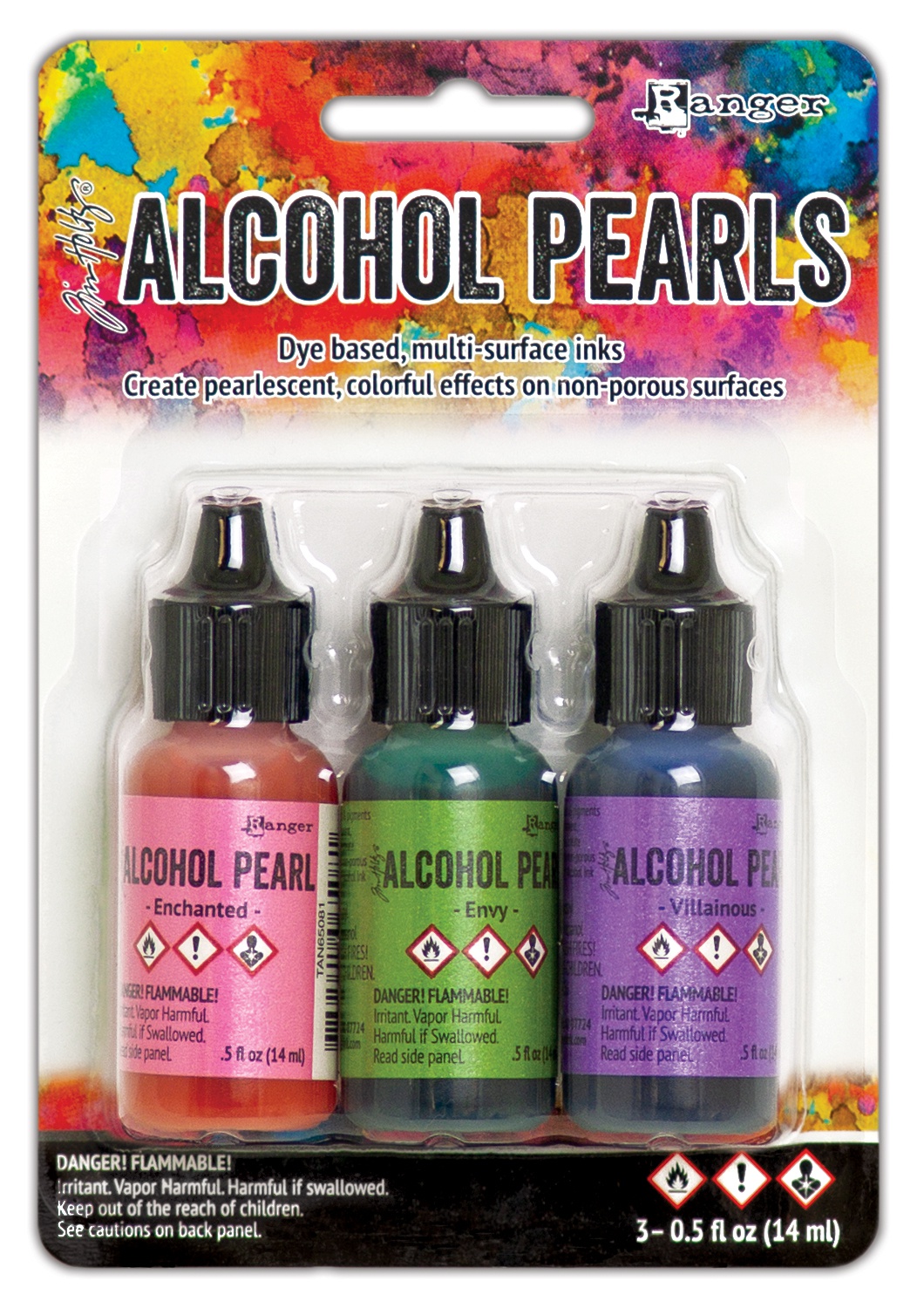 Bild von Tim Holtz Alcohol Ink Pearls Kits 3/Pkg-Kit #3