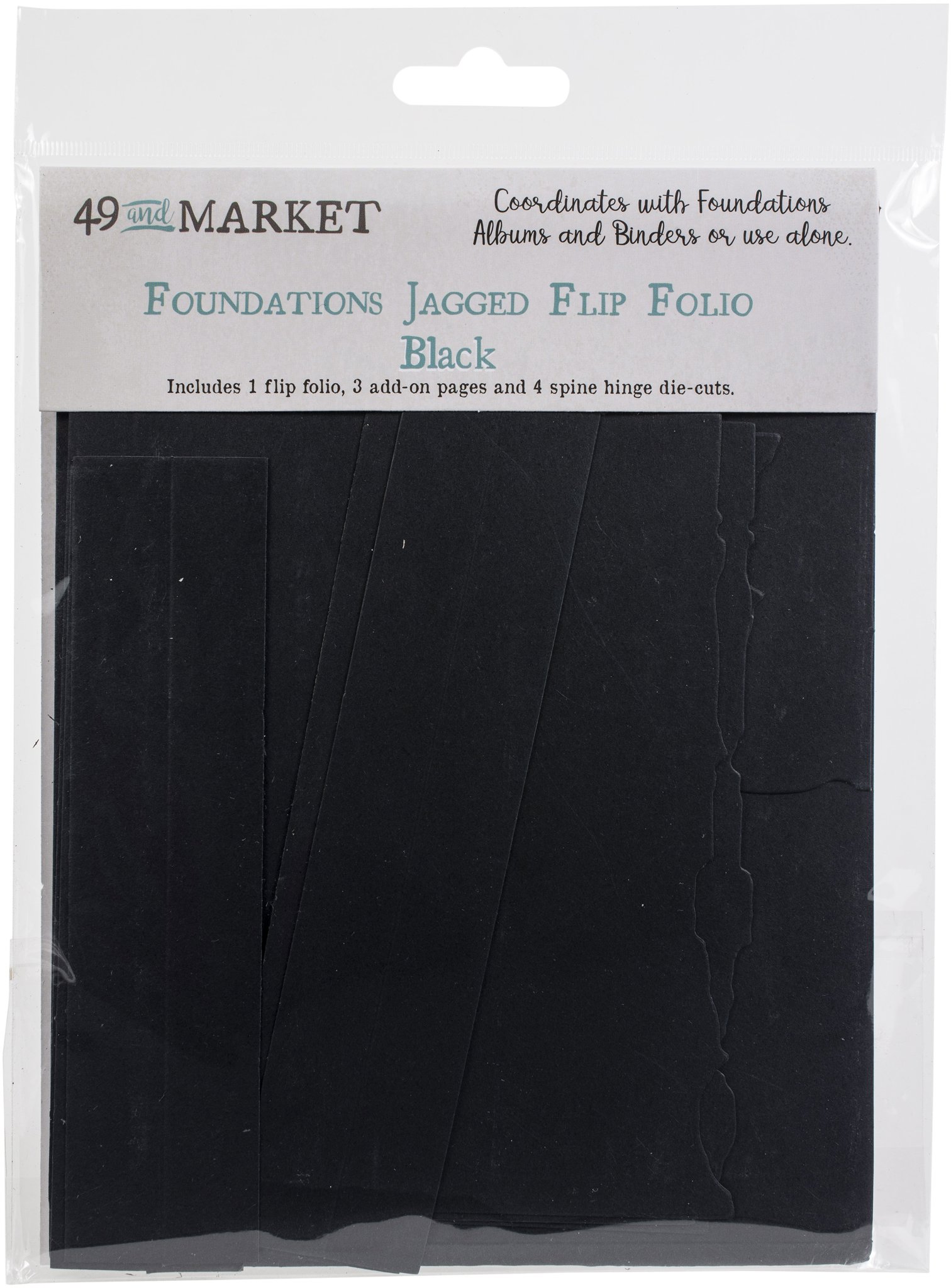 Bild von 49 And Market Foundations Jagged Flip Folio-Black