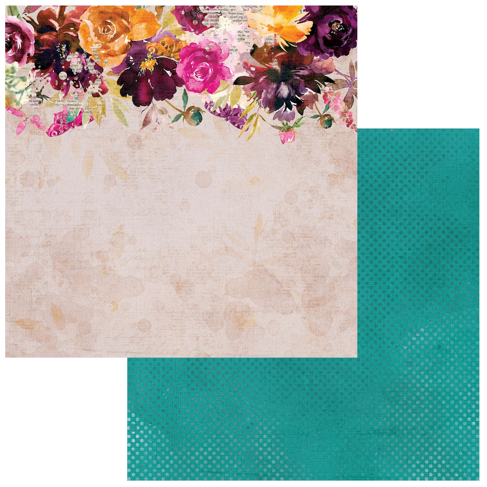 Bild von ARToptions Spice Cardstock 5 Blatt  12"X12"-Inverted Garden