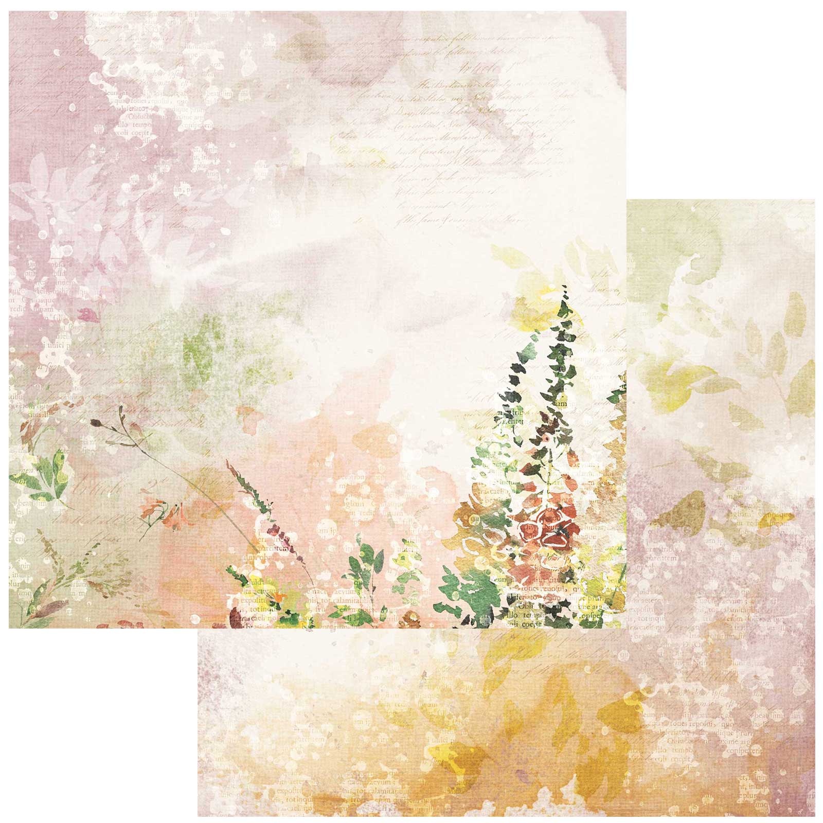 Bild von ARToptions Plum Grove Cardstock 5 Blatt  12"X12"-Flowerscape