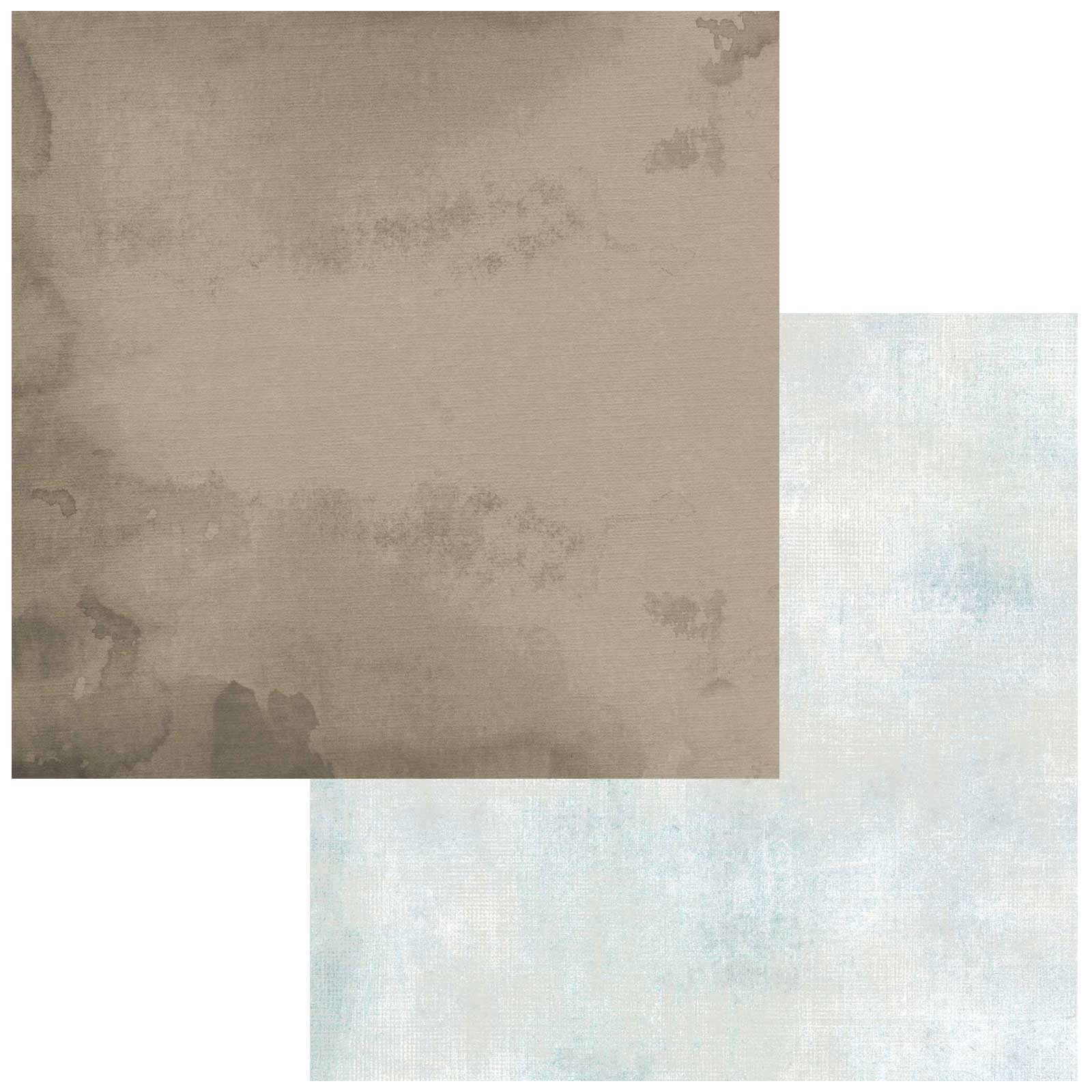 Bild von Vintage Artistry Serenity Cardstock 5 Blatt  12"X12"-Solids 4