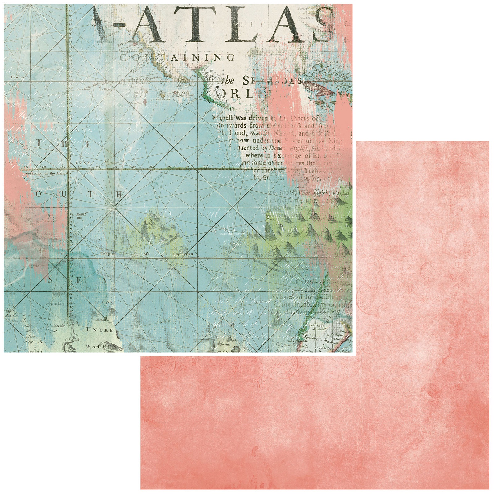 Bild von Vintage Artistry Anywhere Cardstock 5 Blatt  12"X12"-Atlas