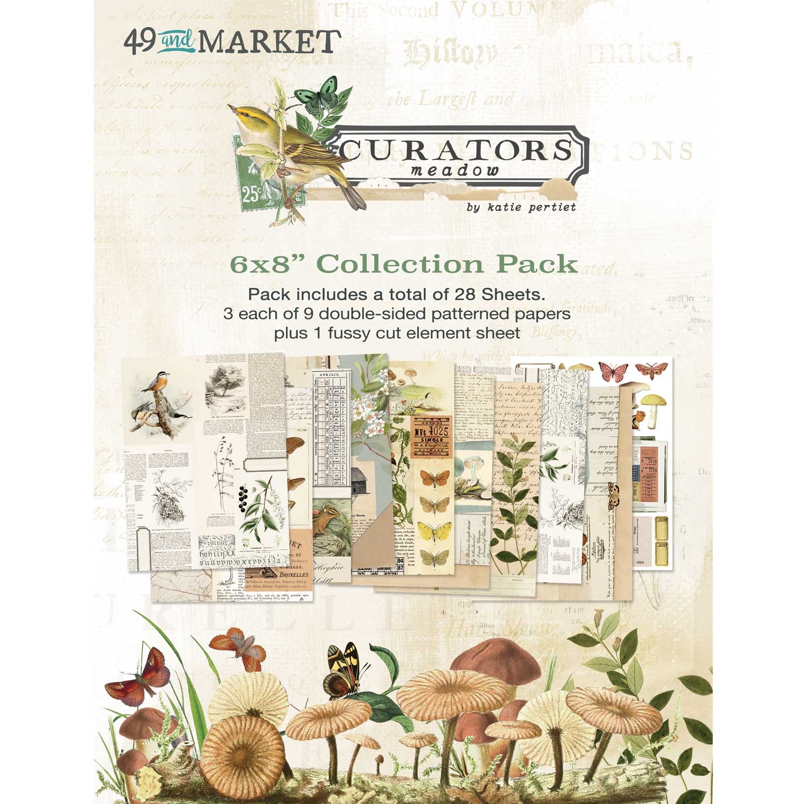 Bild von 49 And Market Collection Pack 6"X8"-Curators Meadow