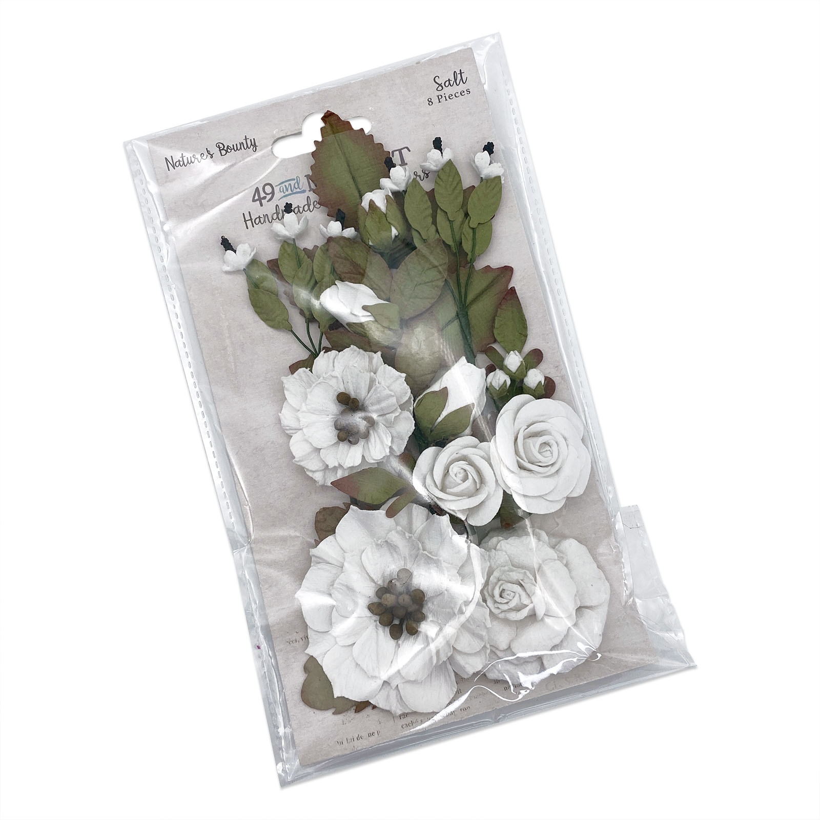 Bild von 49 And Market Nature's Bounty Paper Flowers-Salt