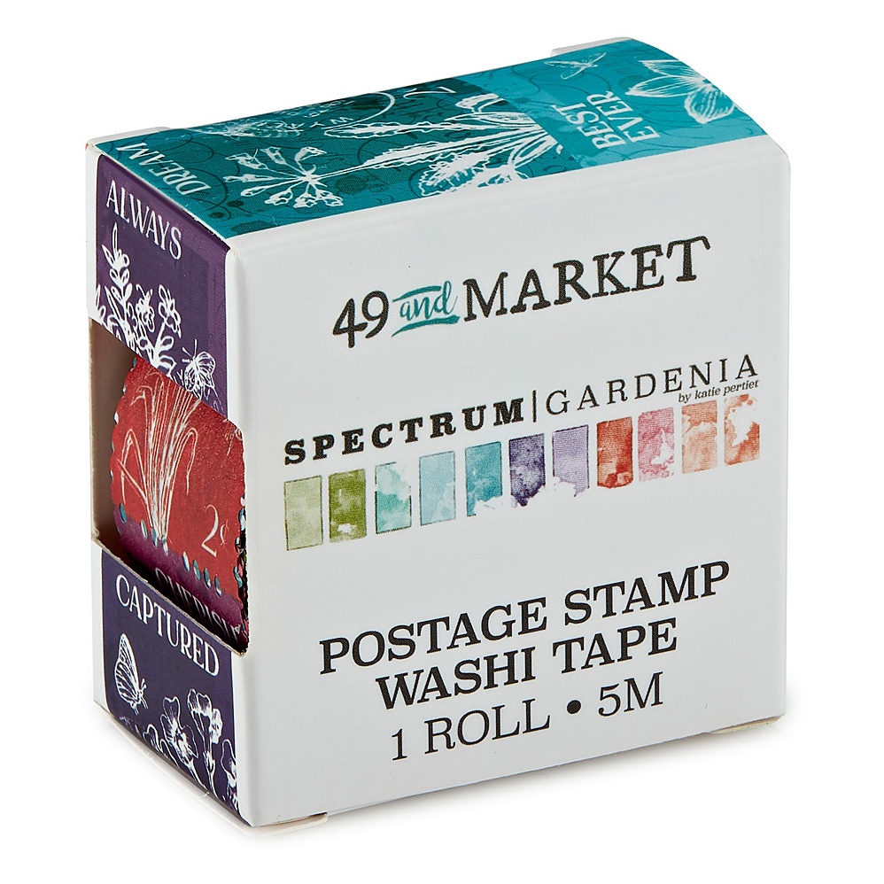 Bild von 49 And Market Washi Tape Roll-Colored Postage -Spectrum Gardenia