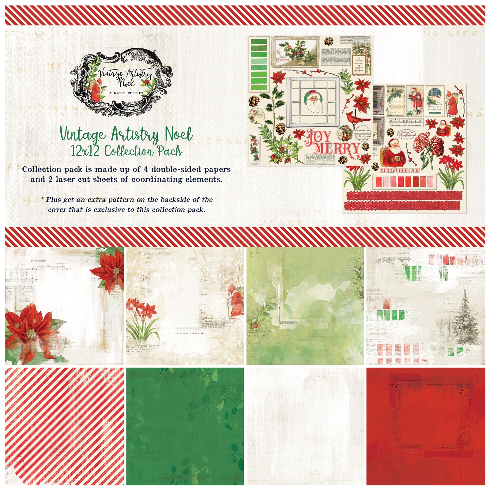 Bild von 49 And Market Collection Pack 12"X12"-Vintage Artistry Noel