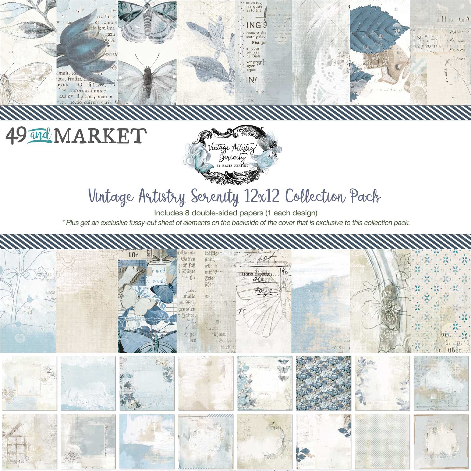 Bild von 49 And Market Collection Pack 12"X12"-Vintage Artistry Serenity